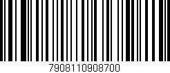 Código de barras (EAN, GTIN, SKU, ISBN): '7908110908700'