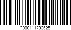 Código de barras (EAN, GTIN, SKU, ISBN): '7908111703625'