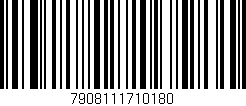 Código de barras (EAN, GTIN, SKU, ISBN): '7908111710180'