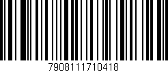 Código de barras (EAN, GTIN, SKU, ISBN): '7908111710418'