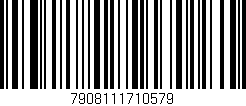 Código de barras (EAN, GTIN, SKU, ISBN): '7908111710579'