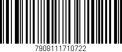 Código de barras (EAN, GTIN, SKU, ISBN): '7908111710722'