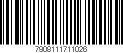 Código de barras (EAN, GTIN, SKU, ISBN): '7908111711026'