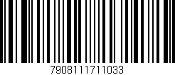 Código de barras (EAN, GTIN, SKU, ISBN): '7908111711033'