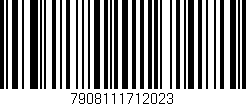 Código de barras (EAN, GTIN, SKU, ISBN): '7908111712023'