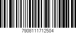 Código de barras (EAN, GTIN, SKU, ISBN): '7908111712504'