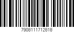 Código de barras (EAN, GTIN, SKU, ISBN): '7908111712818'