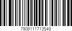 Código de barras (EAN, GTIN, SKU, ISBN): '7908111713549'