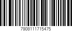 Código de barras (EAN, GTIN, SKU, ISBN): '7908111715475'