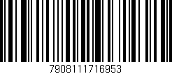 Código de barras (EAN, GTIN, SKU, ISBN): '7908111716953'