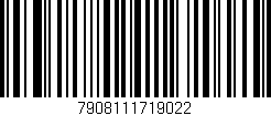 Código de barras (EAN, GTIN, SKU, ISBN): '7908111719022'