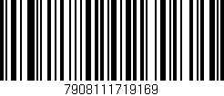 Código de barras (EAN, GTIN, SKU, ISBN): '7908111719169'