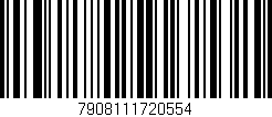 Código de barras (EAN, GTIN, SKU, ISBN): '7908111720554'