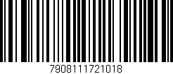 Código de barras (EAN, GTIN, SKU, ISBN): '7908111721018'