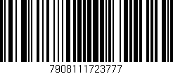 Código de barras (EAN, GTIN, SKU, ISBN): '7908111723777'