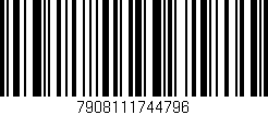 Código de barras (EAN, GTIN, SKU, ISBN): '7908111744796'