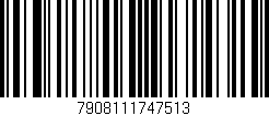 Código de barras (EAN, GTIN, SKU, ISBN): '7908111747513'