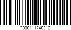 Código de barras (EAN, GTIN, SKU, ISBN): '7908111748312'