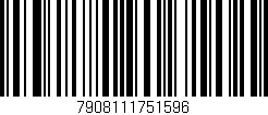 Código de barras (EAN, GTIN, SKU, ISBN): '7908111751596'