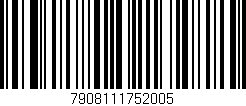 Código de barras (EAN, GTIN, SKU, ISBN): '7908111752005'