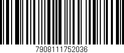Código de barras (EAN, GTIN, SKU, ISBN): '7908111752036'