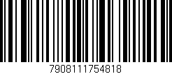 Código de barras (EAN, GTIN, SKU, ISBN): '7908111754818'