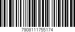 Código de barras (EAN, GTIN, SKU, ISBN): '7908111755174'