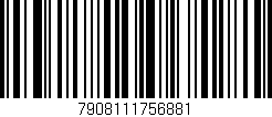 Código de barras (EAN, GTIN, SKU, ISBN): '7908111756881'