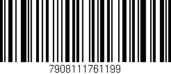 Código de barras (EAN, GTIN, SKU, ISBN): '7908111761199'