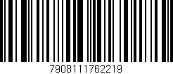 Código de barras (EAN, GTIN, SKU, ISBN): '7908111762219'