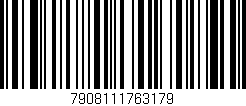 Código de barras (EAN, GTIN, SKU, ISBN): '7908111763179'