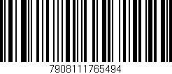 Código de barras (EAN, GTIN, SKU, ISBN): '7908111765494'
