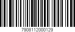 Código de barras (EAN, GTIN, SKU, ISBN): '7908112000129'