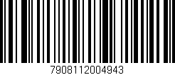 Código de barras (EAN, GTIN, SKU, ISBN): '7908112004943'