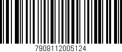 Código de barras (EAN, GTIN, SKU, ISBN): '7908112005124'
