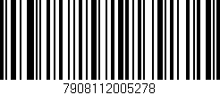 Código de barras (EAN, GTIN, SKU, ISBN): '7908112005278'