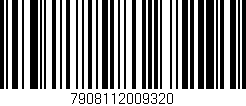 Código de barras (EAN, GTIN, SKU, ISBN): '7908112009320'