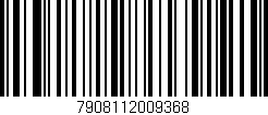 Código de barras (EAN, GTIN, SKU, ISBN): '7908112009368'