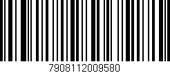 Código de barras (EAN, GTIN, SKU, ISBN): '7908112009580'