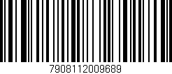 Código de barras (EAN, GTIN, SKU, ISBN): '7908112009689'