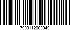 Código de barras (EAN, GTIN, SKU, ISBN): '7908112009849'