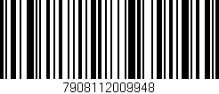 Código de barras (EAN, GTIN, SKU, ISBN): '7908112009948'