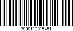 Código de barras (EAN, GTIN, SKU, ISBN): '7908112015451'