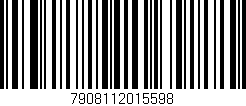 Código de barras (EAN, GTIN, SKU, ISBN): '7908112015598'