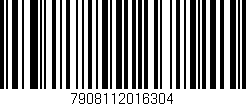 Código de barras (EAN, GTIN, SKU, ISBN): '7908112016304'