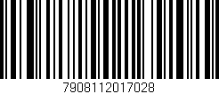 Código de barras (EAN, GTIN, SKU, ISBN): '7908112017028'