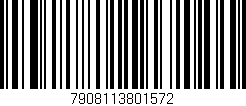 Código de barras (EAN, GTIN, SKU, ISBN): '7908113801572'