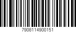 Código de barras (EAN, GTIN, SKU, ISBN): '7908114900151'