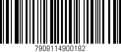 Código de barras (EAN, GTIN, SKU, ISBN): '7908114900182'