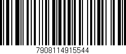 Código de barras (EAN, GTIN, SKU, ISBN): '7908114915544'